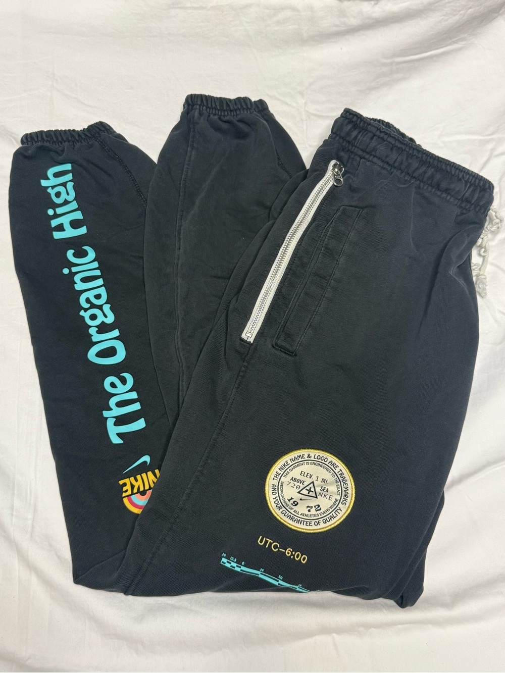 Nike Dri-FIT Standard Issue Organic High Jogger Pants Black DQ3532-010 Small